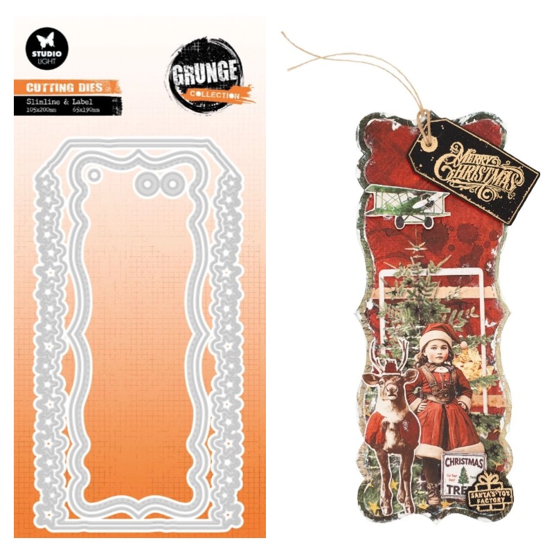 Winter Clothing Label - Star label Winter Santa Toy Christmas