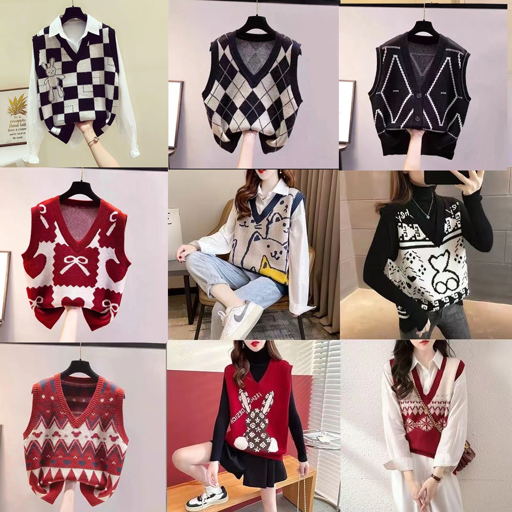 Winter Clothing Label - Brand Women's Knitted Vest Tank Top