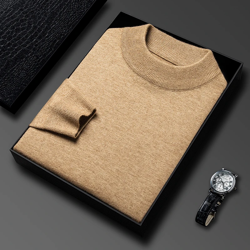 Winter Clothing Brands - Half Turtleneck Knitwear Sweater New Autumn/Winter