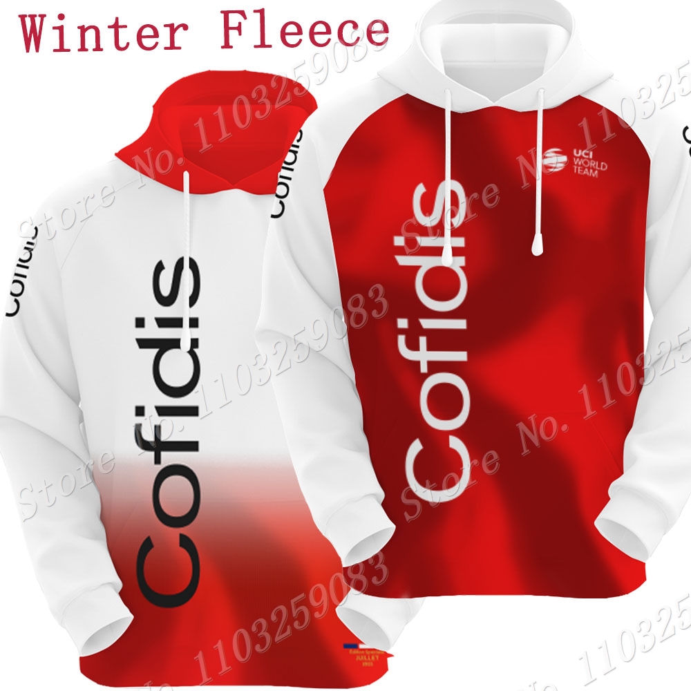 Winter Clothing In Spanish - Cofidis 2023 Team Hoodie Men Casual
