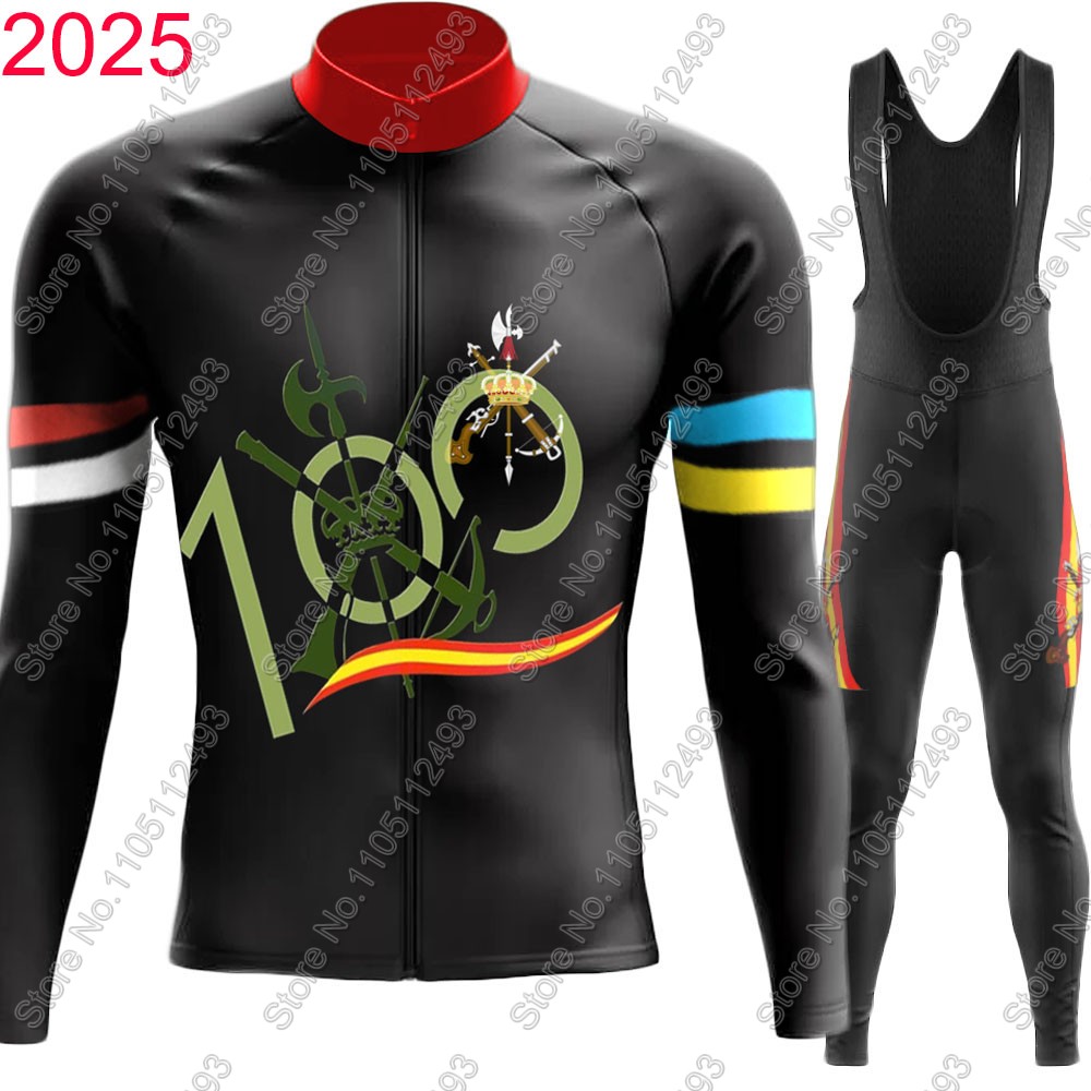 Winter Clothing In Spanish - Spanish Legion 2026 Cycling Jersey Set