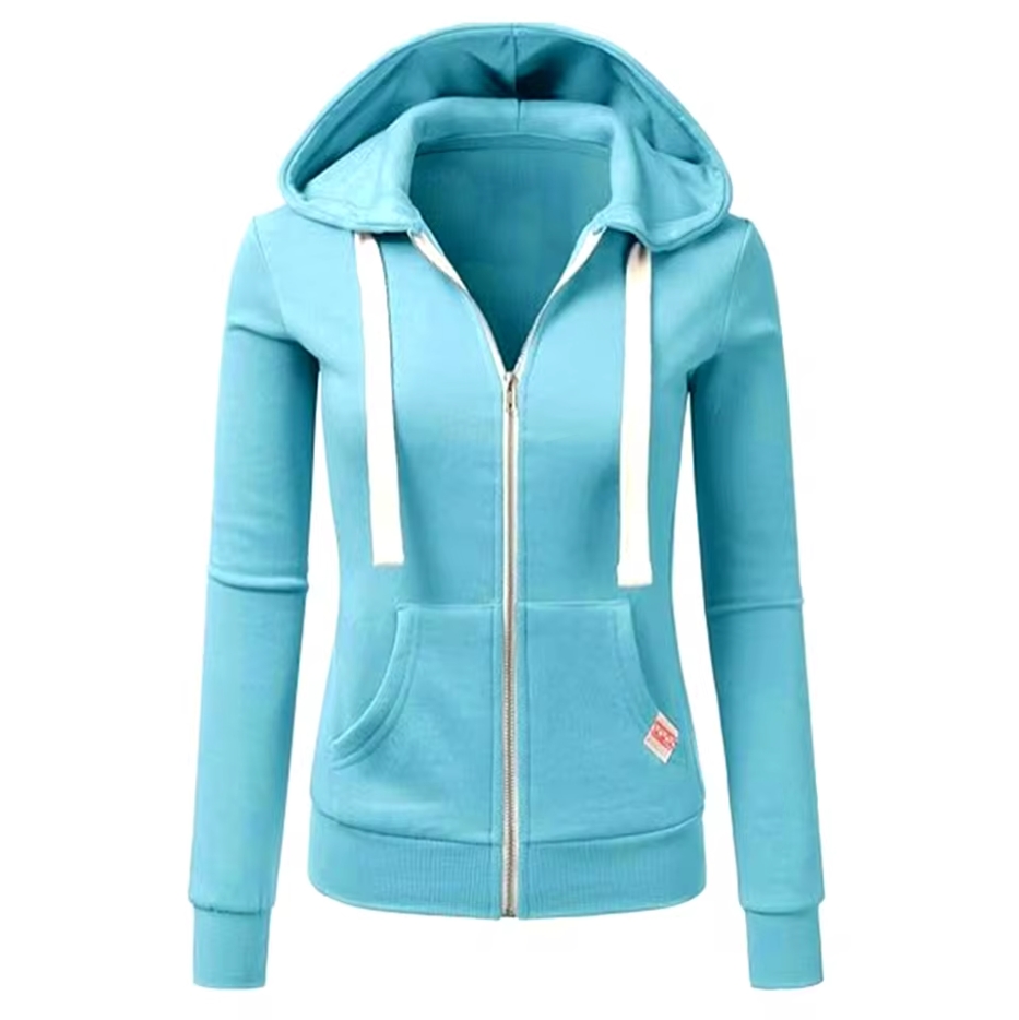 Winter Clothing Label - Autumn/Winter New Women Solid Color Fashion