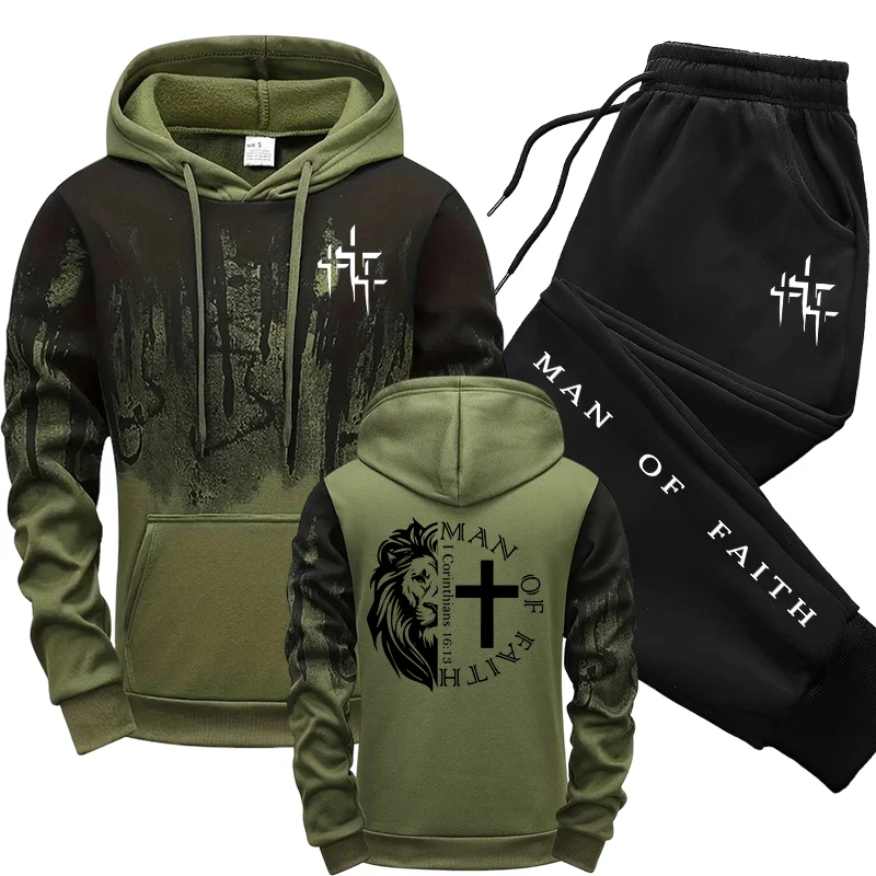 Winter Cloth - Man of Faith Pattern Men's Set