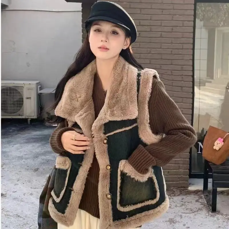 Padded Vest Gilet - Lady Mink Velvet Giletes Lightweight Padded