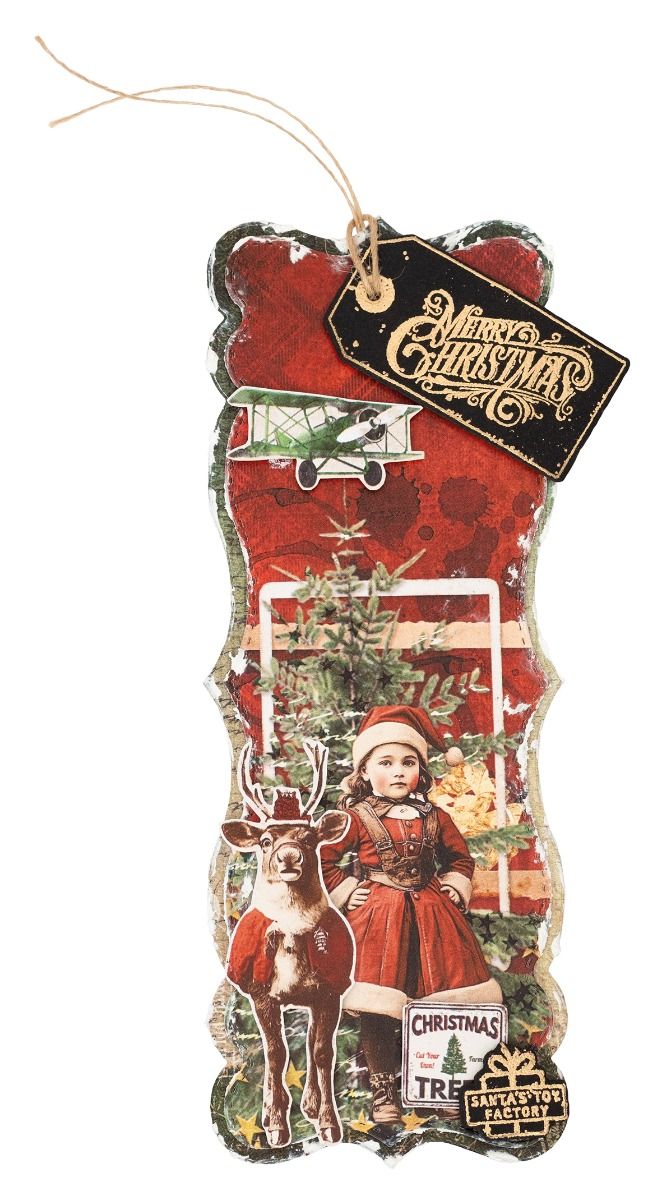 Star label Winter Santa Toy Ch - Winter Clothing Label 评论和价格