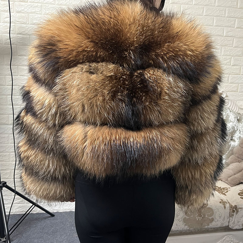 Plus Size Tops Brown Fur Maoma - Winter Clothing Plus Size 评论和价格