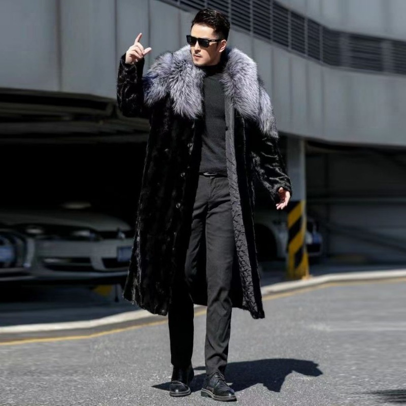 Men's Faux Mink Coat Winter Lo - Winter Clothing Brands 评论和价格