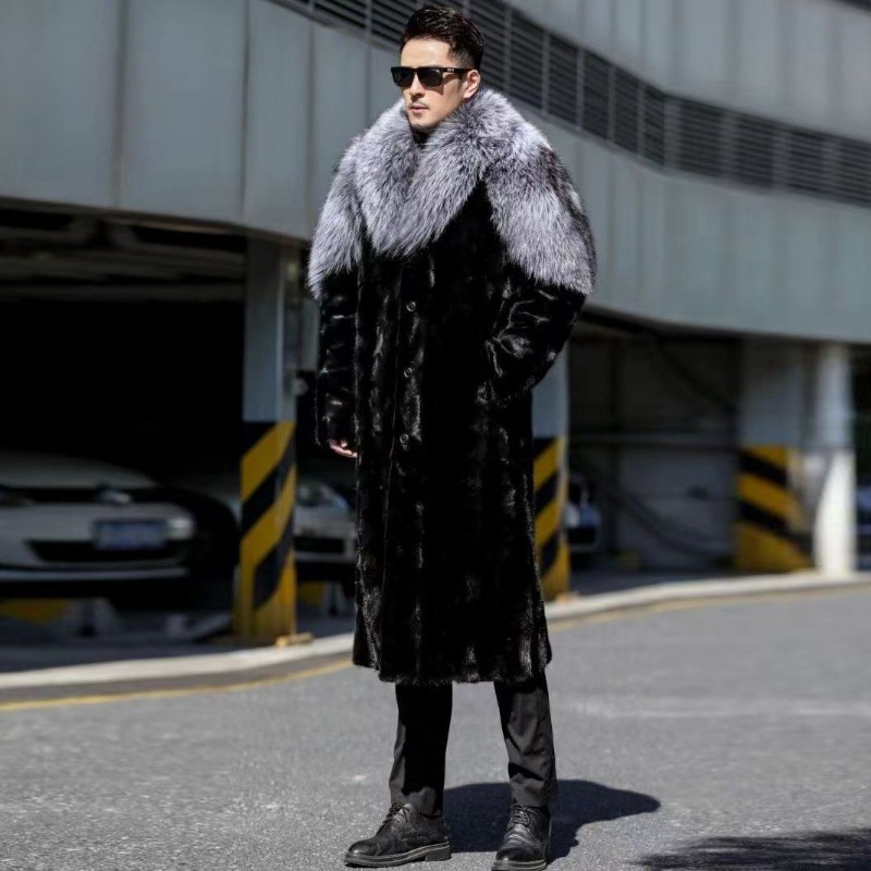 Men's Faux Mink Coat Winter Lo - Winter Clothing Brands 评论和价格