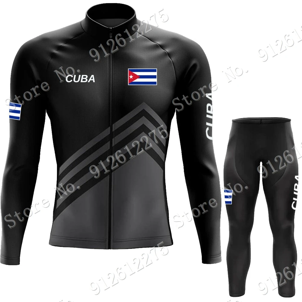Cuba Cycling Jersey Set Cyclin - Winter Clothing Men Sale 评论和价格