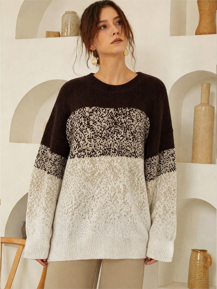 Women's Plus Size Casual Knitt - Winter Clothing Plus Size 评论和价格