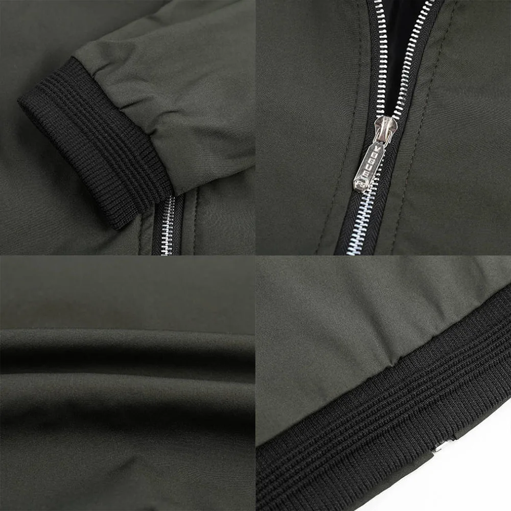 Fall Winter Quality New Men's  - Quality Winter Clothing Bomber Jacket 评论和价格