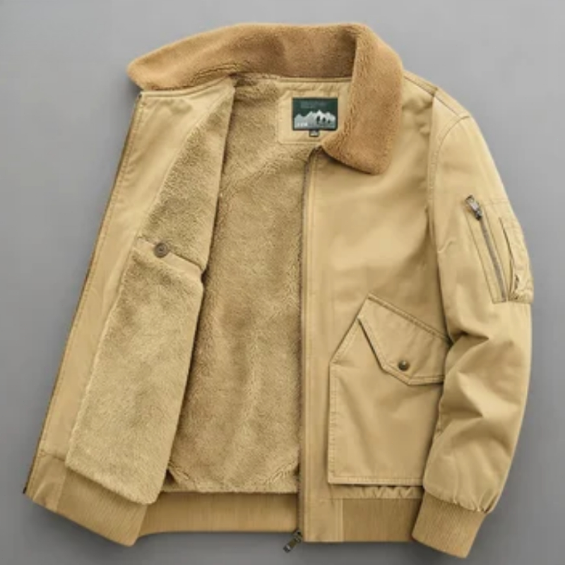 Fleece Military Jacket Men War - Quality Winter Clothing Bomber Jacket 评论和价格