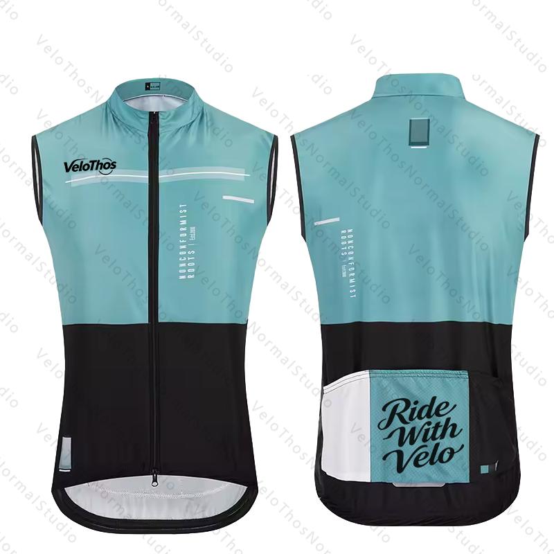 VeloThos Cycling Vest Windproo - Padded Vest Gilet 评论和价格