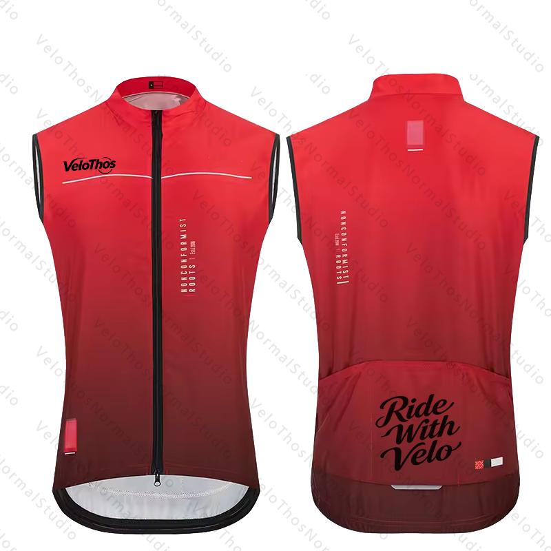 VeloThos Cycling Vest Windproo - Padded Vest Gilet 评论和价格