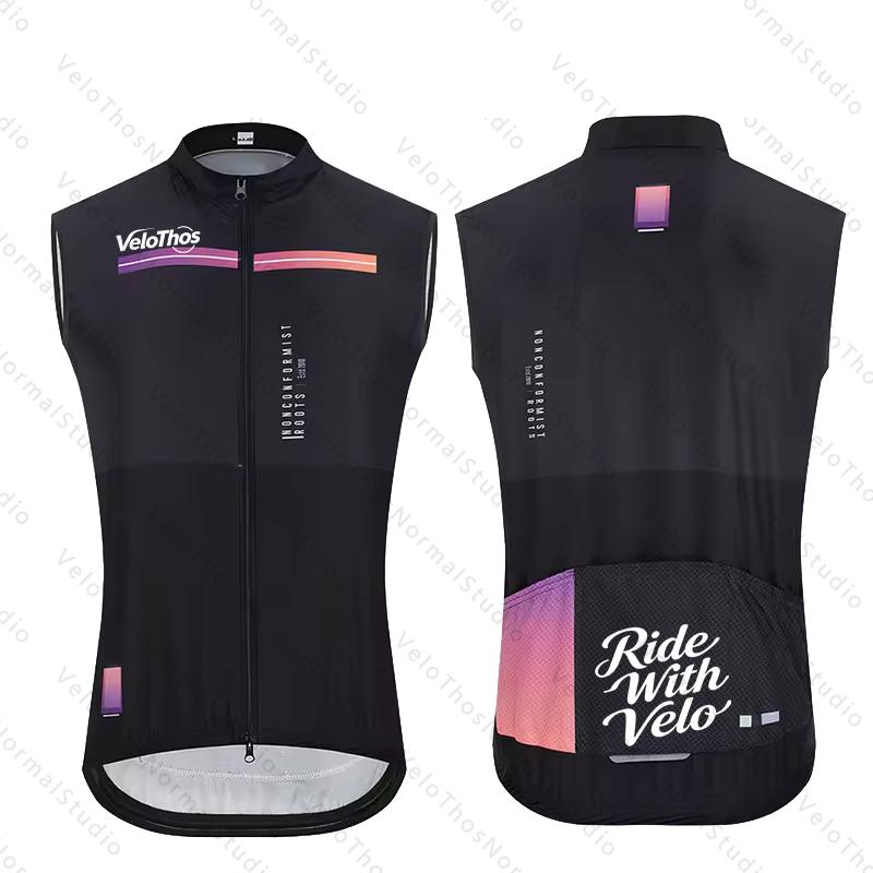 VeloThos Cycling Vest Windproo - Padded Vest Gilet 评论和价格