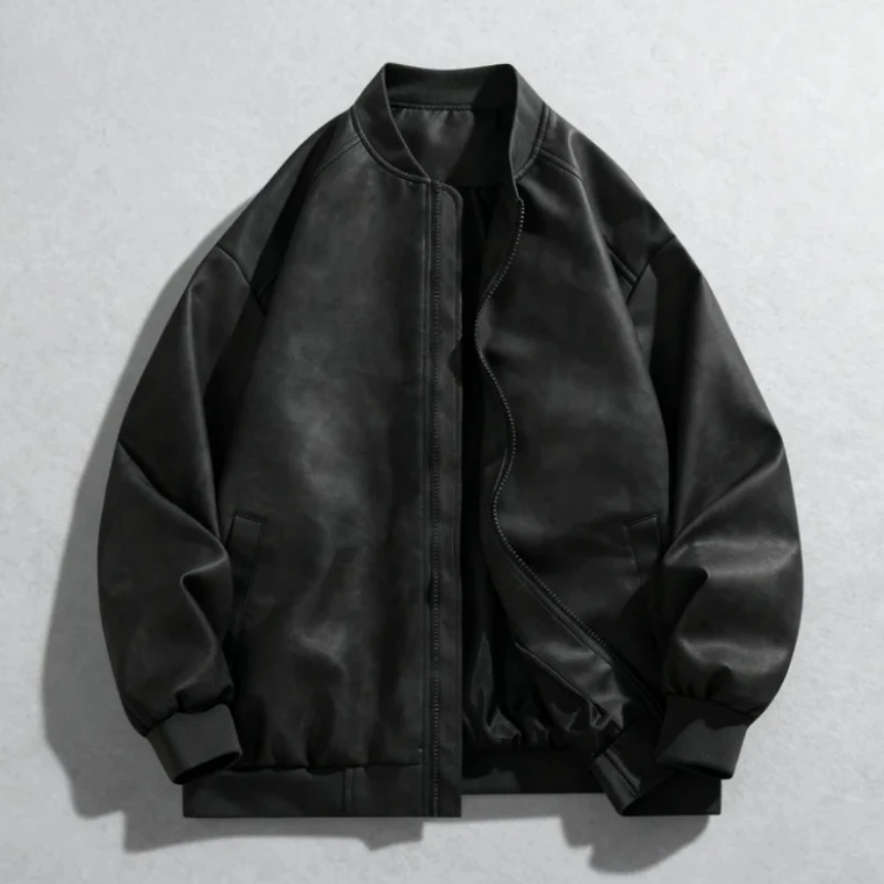 Autumn New High Quality Retro  - Quality Winter Clothing Bomber Jacket 评论和价格
