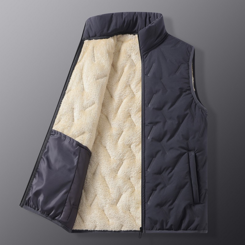 Men's Winter Fleece Lined Quil - Padded Vest Gilet 评论和价格