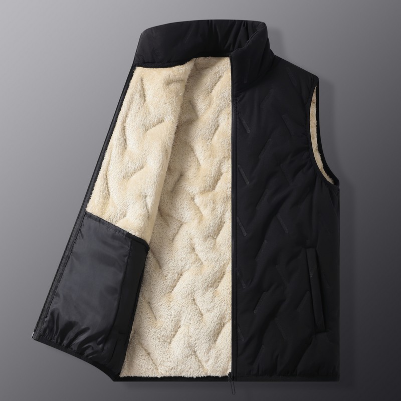 Men's Winter Fleece Lined Quil - Padded Vest Gilet 评论和价格
