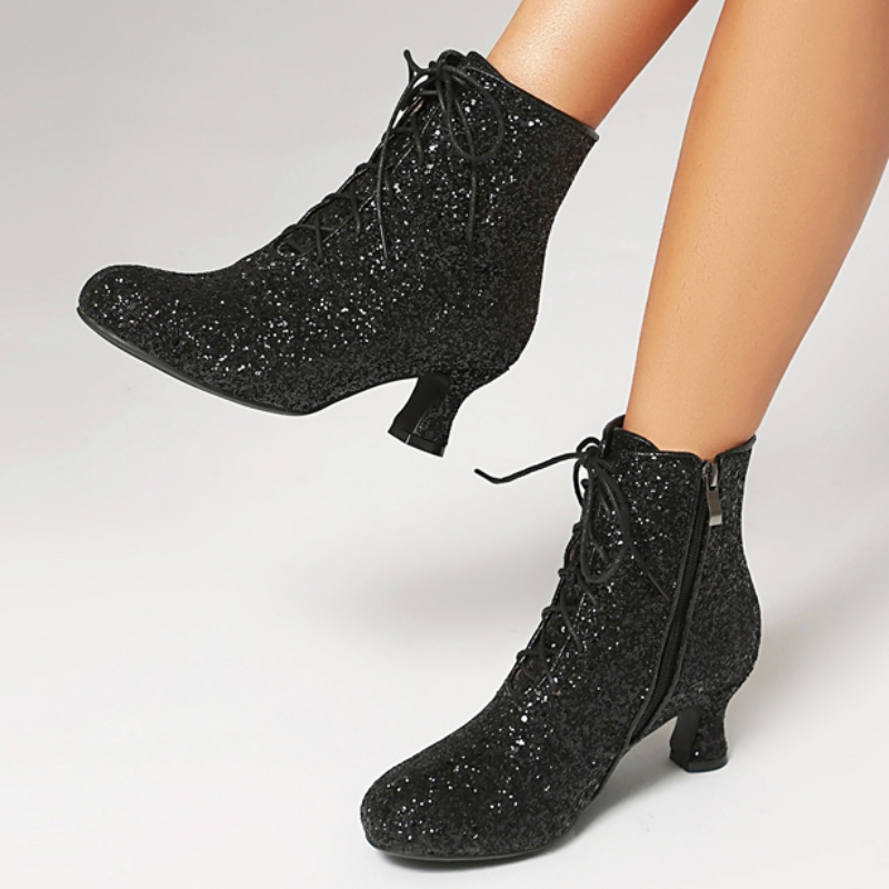 Gold Ankle Boots for Women Win - Winter Cloth 评论和价格