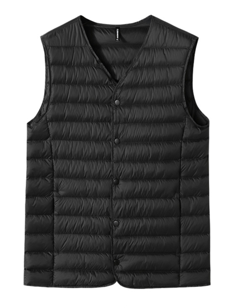 2023 New Winter V-Neck Men's V - Padded Vest Gilet 评论和价格