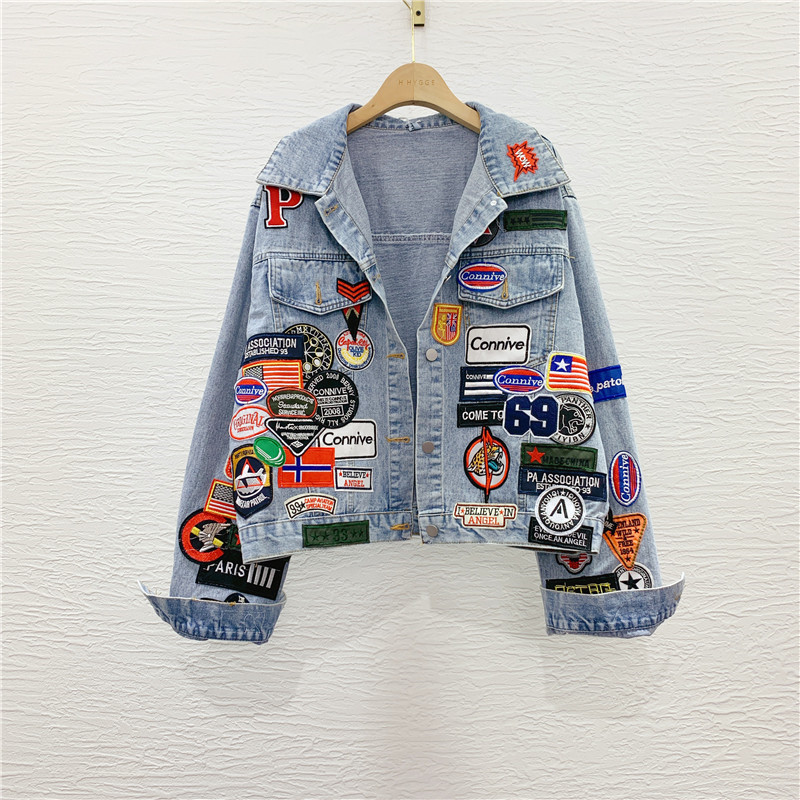 Fashion Denim jacket women Lab - Winter Clothing Label 评论和价格
