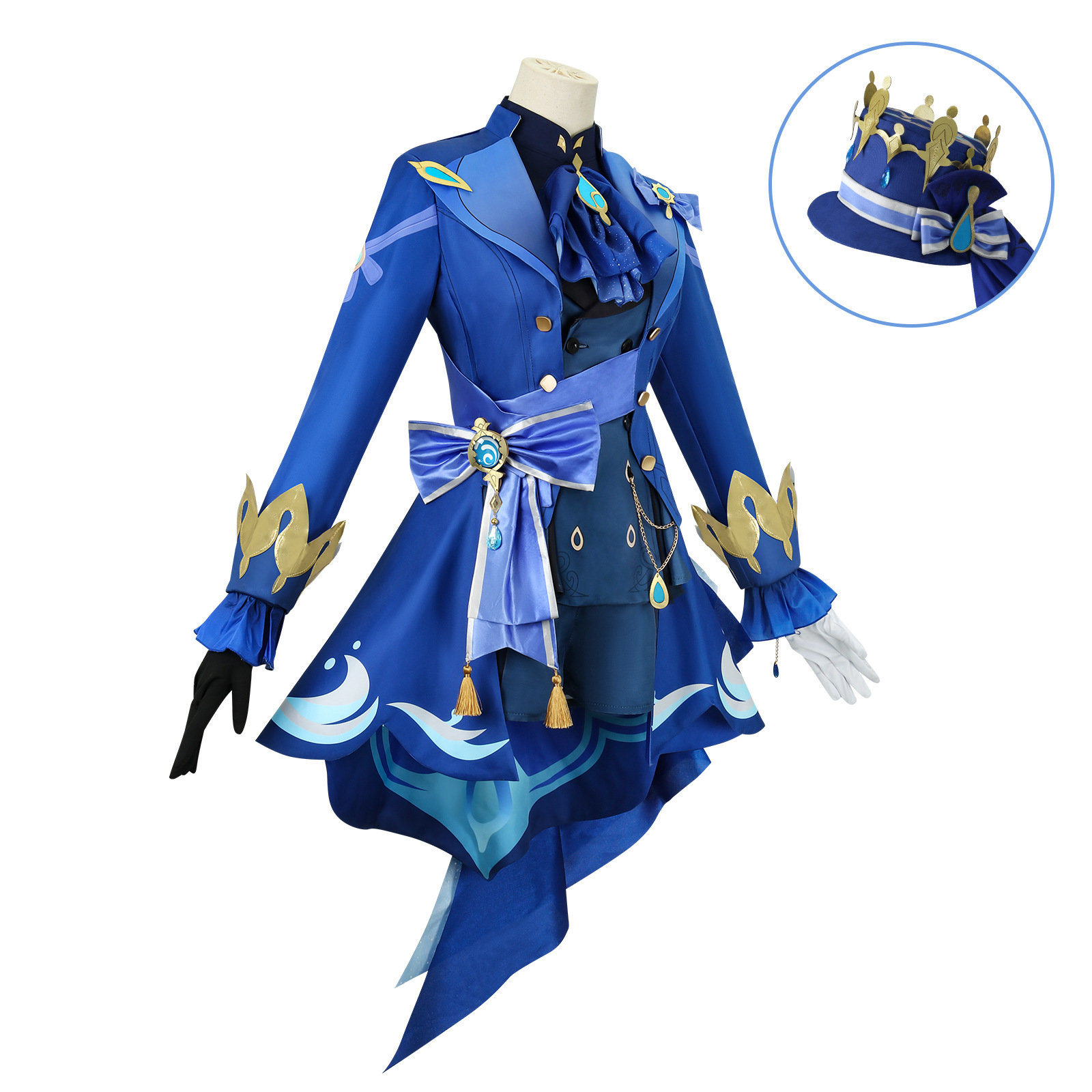 Furina Cosplay Costume Full Se - Winter Clothing Label 评论和价格