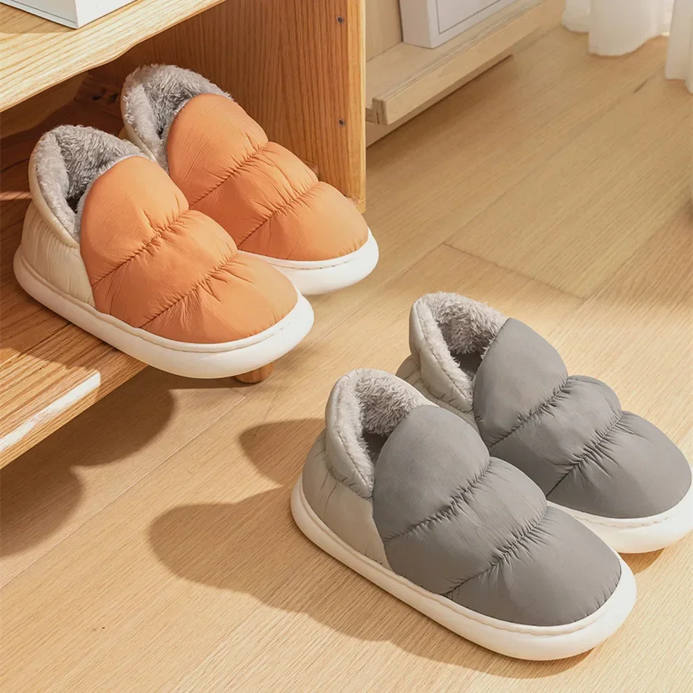 Women Men Slippers Winter Down - Winter Cloth 评论和价格