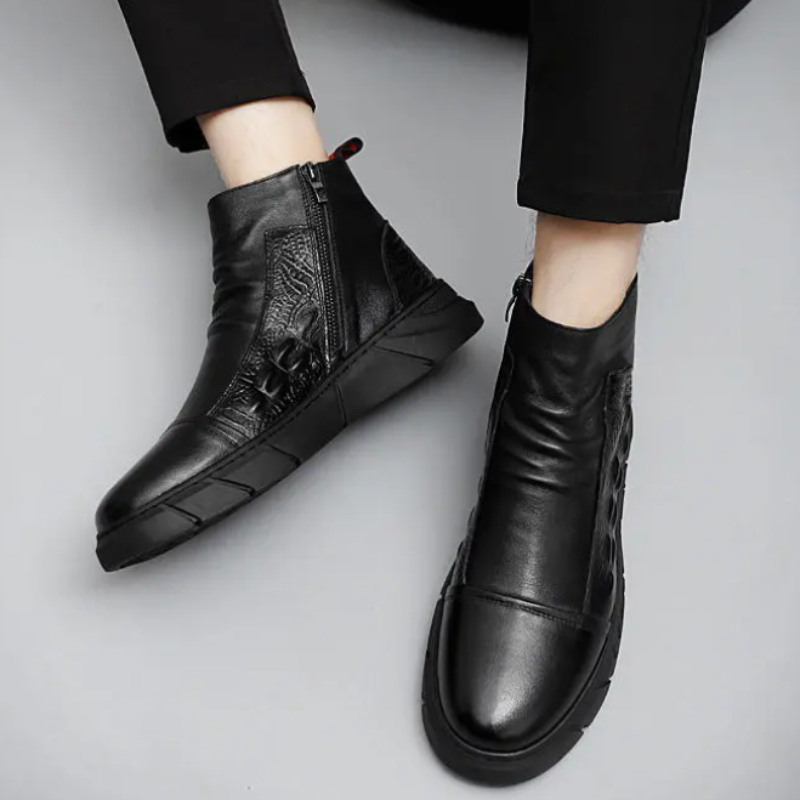 Men's High Top Boots with Wool - Winter Cloth 评论和价格
