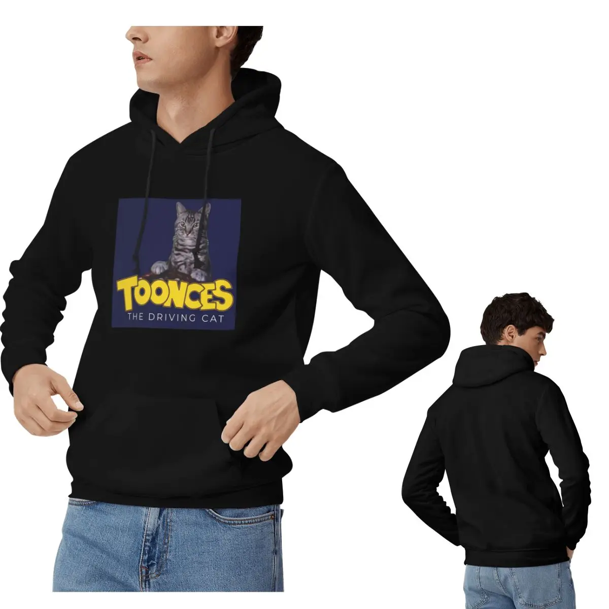 Toonces The Driving Cat Hoodie - Winter Clothing Drive 评论和价格