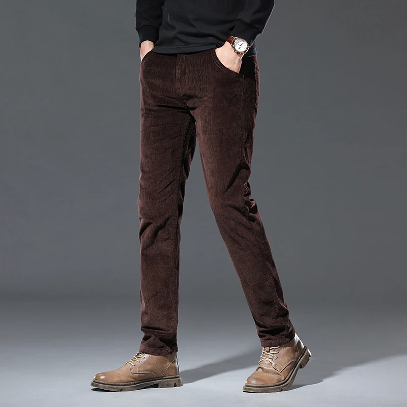 Winter New Men's Corduroy Flee - Winter Clothing Brands 评论和价格