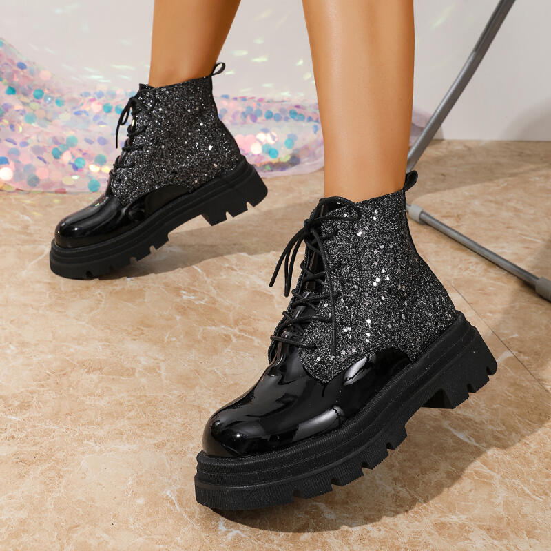 Luxury Silver Glitter Thick Bo - Winter Cloth 评论和价格