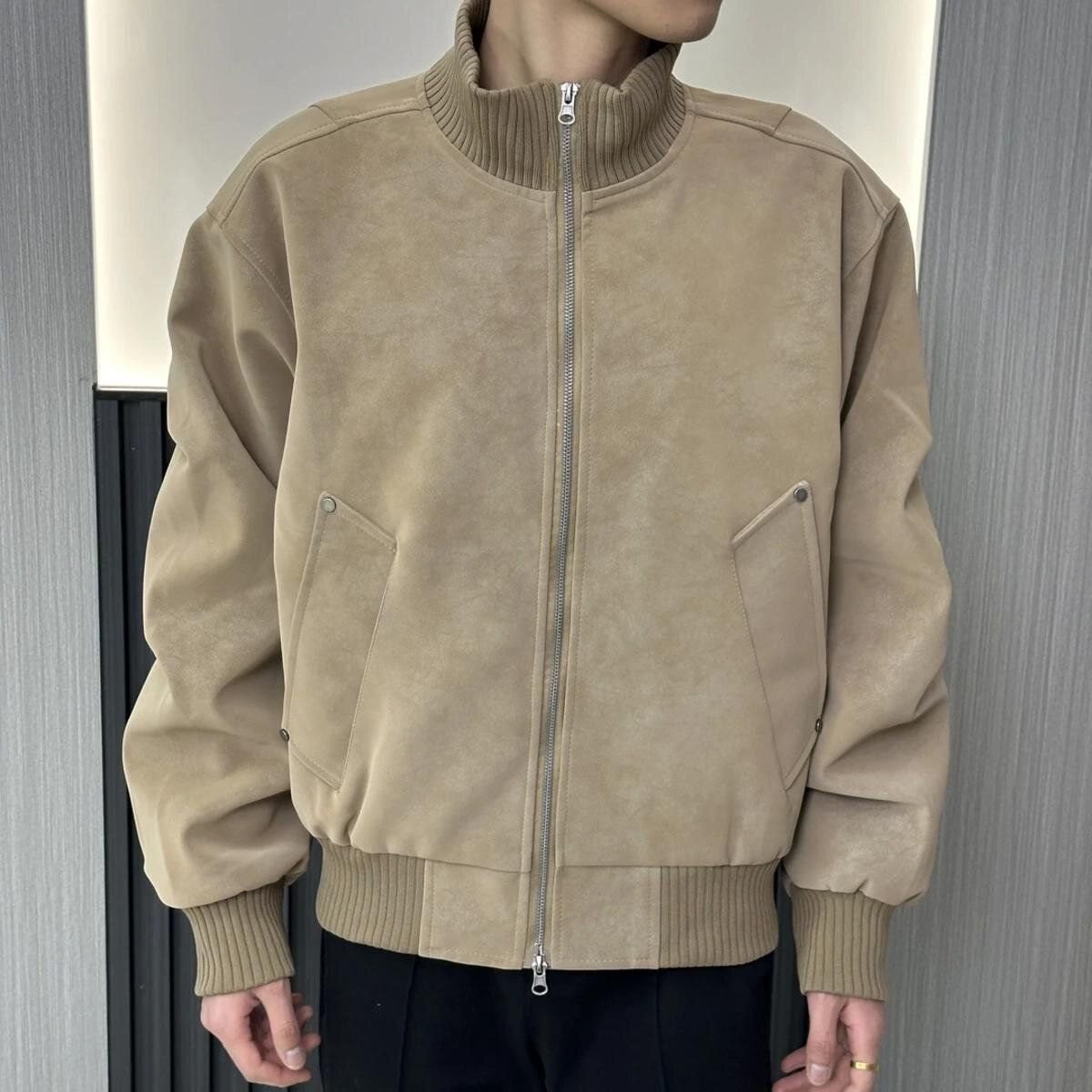Autumn Oversize Bomber Jacket  - Quality Winter Clothing Bomber Jacket 评论和价格