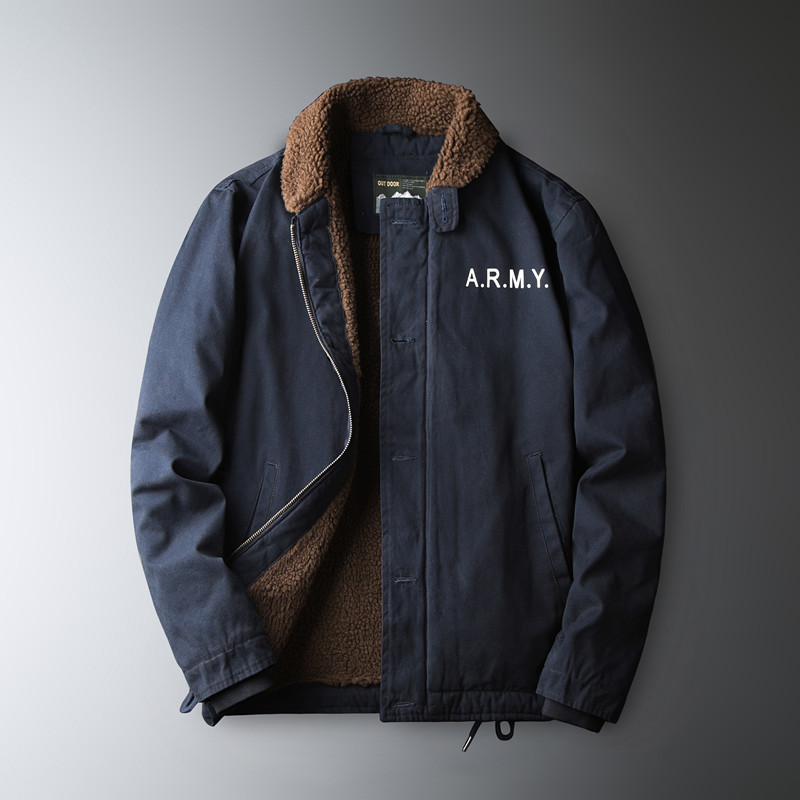 Men's Fleece Warm Winter Milit - Quality Winter Clothing Bomber Jacket 评论和价格