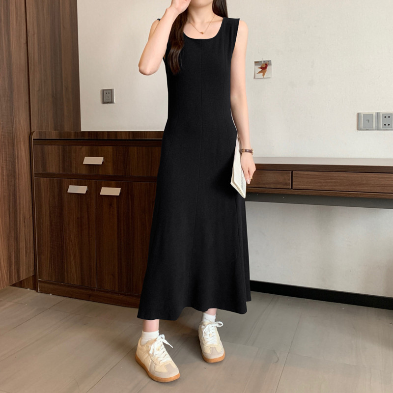 Elegant solid  sleeveless Knit - Winter Clothing Plus Size 评论和价格