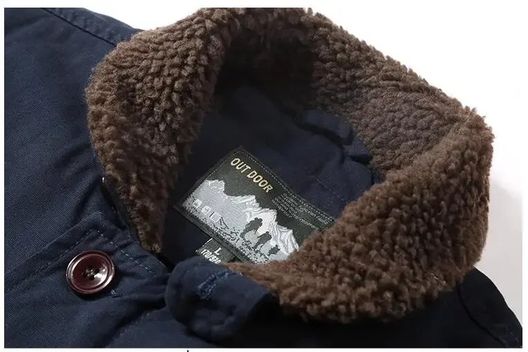 Men Fleece Winter Jackets Warm - Quality Winter Clothing Bomber Jacket 评论和价格