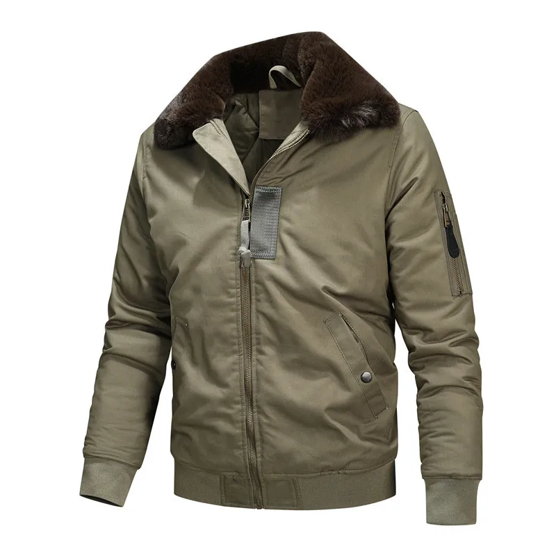 New Winter Men Bomber Jackets  - Quality Winter Clothing Bomber Jacket 评论和价格